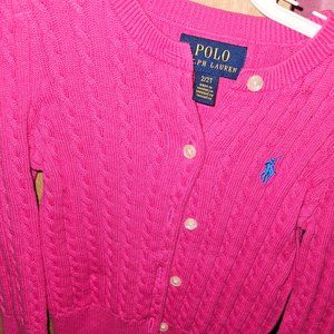 Toddler Girl Ralph Lauren Knit Sweater